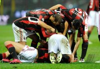 FUSSBALL SERIE A: Milan JUBEL auf Zlatan Ibrahimovic