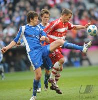 Fussball 1.Bundesliga 08/09  Muenchen -  Karlsruhe