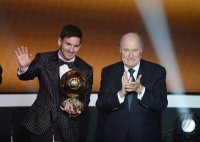 Fussball International  FIFA Ballon d Or 2012: Sieger Lionel Messi (Argentinien)