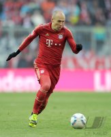 Fussball 1. Bundesliga, Saison 2011/2012:  Arjen Robben (FC Bayern Muenchen)
