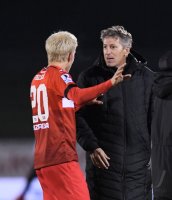 Fussball Regionalliga Suedwest 2021/2022 TSG Balingen - FC Rot Weiss Koblenz