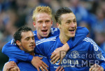 Fussball 1. Bundesliga: Schalke - Bayern, Jubel n. 1:0