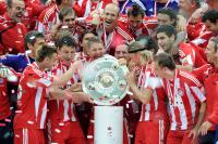 Fussball 1. Bundesliga : FC Bayern Muenchen Deutscher Meister 09/10