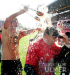 Fussball 1. Bundesliga: Kaiserslautern - Muenchen, BIERDUSCHE fuer MAGATH