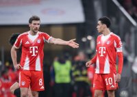 Fussball 1. Bundesliga  Saison  2025/2026  25. Spieltag FC Bayern Muenchen -  Borussia Moenchengladbach