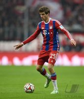 Fussball 1. Bundesliga Saison 14/15: FC Bayern Muenchen - FC Schalke 04