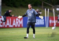Fussball Training Deutsche Nationalmannschaft in Stuttgart