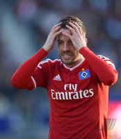 Fussball, 1. Bundesliga  Saison 2014/2015 Relegation: Karlsruher SC - Hamburger SV