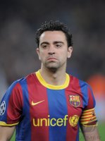 Fussball CHL  Saison 2010/2011:  Xavi Hernandez (Barca)