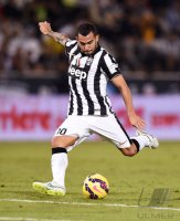 Fussball Supercoppa Italia Finale 2014 in Doha: Carlos Tevez (Juventus Turin)