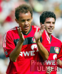 FUSSBALL 1. Bundesliga Bayer, FRANCA und PONTE