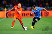 FUSSBALL WM 2010  HALBFINALE:  Uruguay - Niederlande