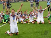FUSSBALL WM 2014, FINALE: JUBEL Deutschland