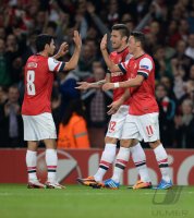 FUSSBALL  CHL  Saison 2013/2014: Arsenal London - SSC Neapel