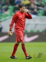 FUSSBALL INTERNATIONAL:  Torwart Diego Alves (Brasilien)