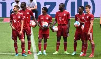 Fussball 1. Bundesliga Saison 21/22: Teampraesentation FC Bayern Muenchen