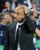 Fussball Supercup Finale 2013: Trainer Pep Guardiola (FC Bayern Muenchen)