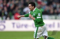 Fussball, 1. Bundesliga  Saison 2014/2015: Werder Bremen - Bayer 04 Leverkusen