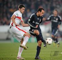 Fussball DFB Pokal  Achtelfinale 08/09   VfB Stuttgart - Bayern Muenchen