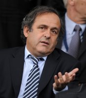 Fussball U21-EURO 2011 Halbfinale:  UEFA Praesident Michel Platini