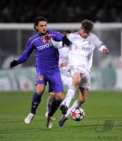 FUSSBALL  International CHL 09/10 :  AC Florenz - FC Bayern  Muenchen