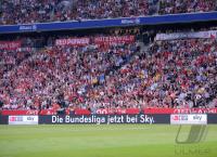 Fussball PAY TV Sender Werbebane Sky