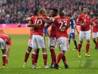 Fussball 1. Bundesliga Saison 2016/2017: FC Bayern Muenchen - Hertha BSC Berlin