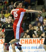Handball-WM: Island, PETTERSON am Ball