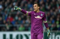 Fussball, 1. Bundesliga  Saison 2014/2015: SV Werder Bremen - VfL Wolfsburg