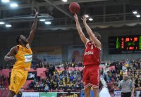 Basketball 1. Bundesliga 14/15 Hauptrunde:  Walter Tigers Tuebingen - FC Bayern Muenchen