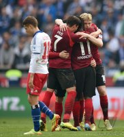 Fussball, 1. Bundesliga  Saison 2013/2014: Hannover 96 -  Hamburger SV