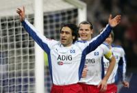 Fussball 1. Bundesliga: Hamburg - Berlin, jubel HSV