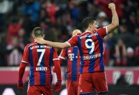 Fussball 1. Bundesliga Saison 14/15: FC Bayern Muenchen - 1. FC Koeln