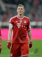 Fussball  1. Bundesliga  13/14: Bastian Schweinsteiger (FC Bayern Muenchen)