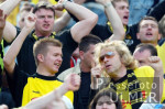 Fussball 1. Bundesliga: Leverkusen - Dortmund, GOTTSCHALK  bei den BVB Fans