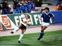 Fussball WM 1990 FINALE: Deutschland - Argentinien