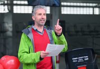 Oberbuergermeister Palmer nimmt die Radgarage am Tuebinger Hauptbahnhof in Betrieb