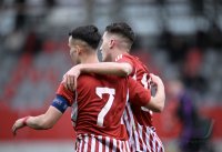 Fussball UEFA Youth League 23/24:  FC Bayern Muenchen - Olympiakos Piraeus