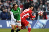 FUSSBALL, 1. BUNDESLIGA, 25. Spieltag: Bremen - Stuttgart