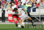 Fussball 1. Bundesliga: Hannover - Bayern, Zweikampf