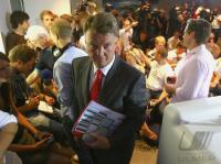 Fussball 1. Bundesliga: PK FC Bayern Muenchen  Trainer  van Gaal