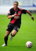 Fussball Bundesliga, Saison 2010/2011, Testspiel: Bayer 04 Leverkusen, SAM am Ball