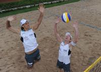 Beachvolleyball  Thomas Kaczmarek und  Stefan Schneider