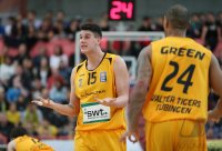 Basketball 1. Bundesliga 15/16 Hauptrunde: Walter Tigers Tuebingen - MHP RIESEN Ludwigsburg