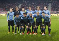 Fussball International Testspiel: Teambild Uruguay