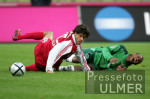 Fussball 1. Bundesliga: Muenchen - Hannover; Spielszene
