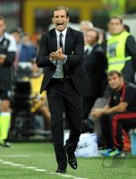 FUSSBALL SERIE A:  Trainer Massimiliano Allegri (AC Mailand)