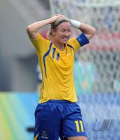 FUSSBALL  Olympia 2008   Vorrunde  Frauen   Schweden - Argentinien