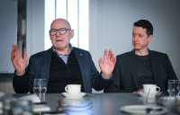 Buendnis 90 / Die Gruenen, Wahlkampf Landtagswahl Baden - Wuerttemberg, Verkehrsminister Winfried Hermann