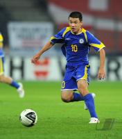 Fussball International EM 2012-Qualifikation: Nurbol Zhumaskaliyev (Kasachstan)